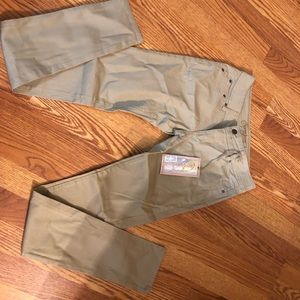 Khaki skinny pants